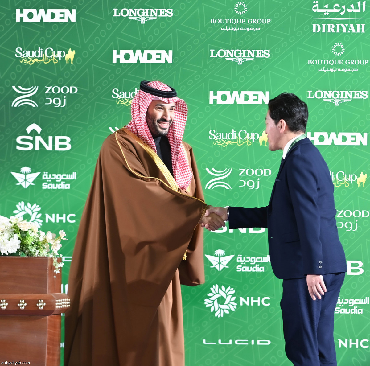 ولي العهد يشرّف السباق الكبير