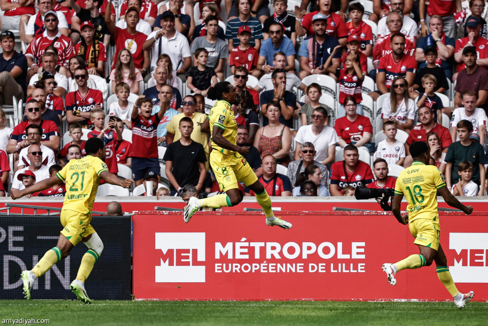 الدوري الفرنسي.. ليل يعبر نانت بثنائية