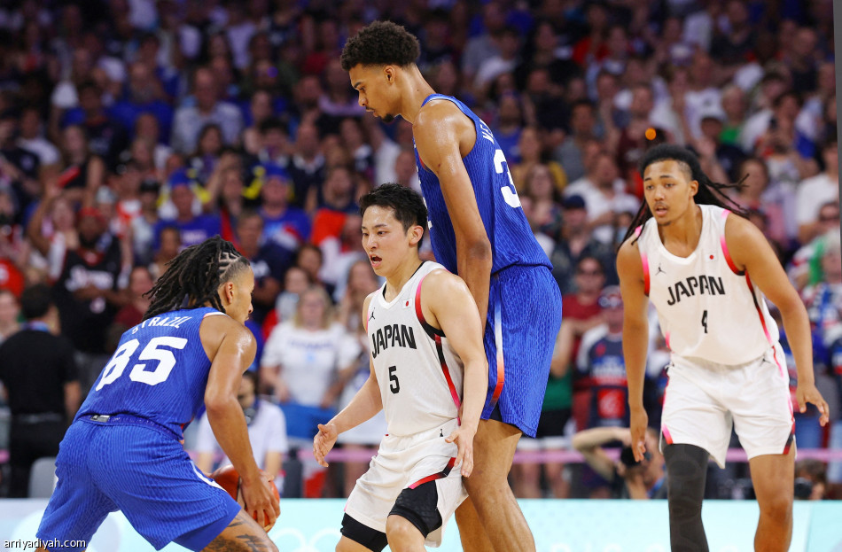 56 سم.. فجوة هائلة بين لاعبي فرنسا واليابان