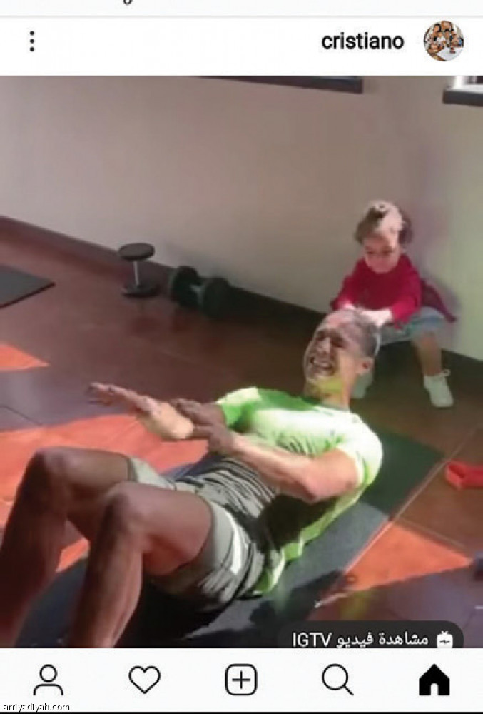 رونالدو وطفلاه.. 
19 مليون مشاهدة