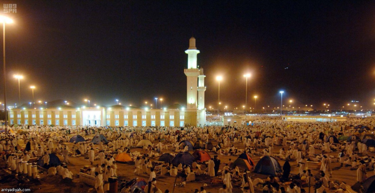 الحجاج في مزدلفة
