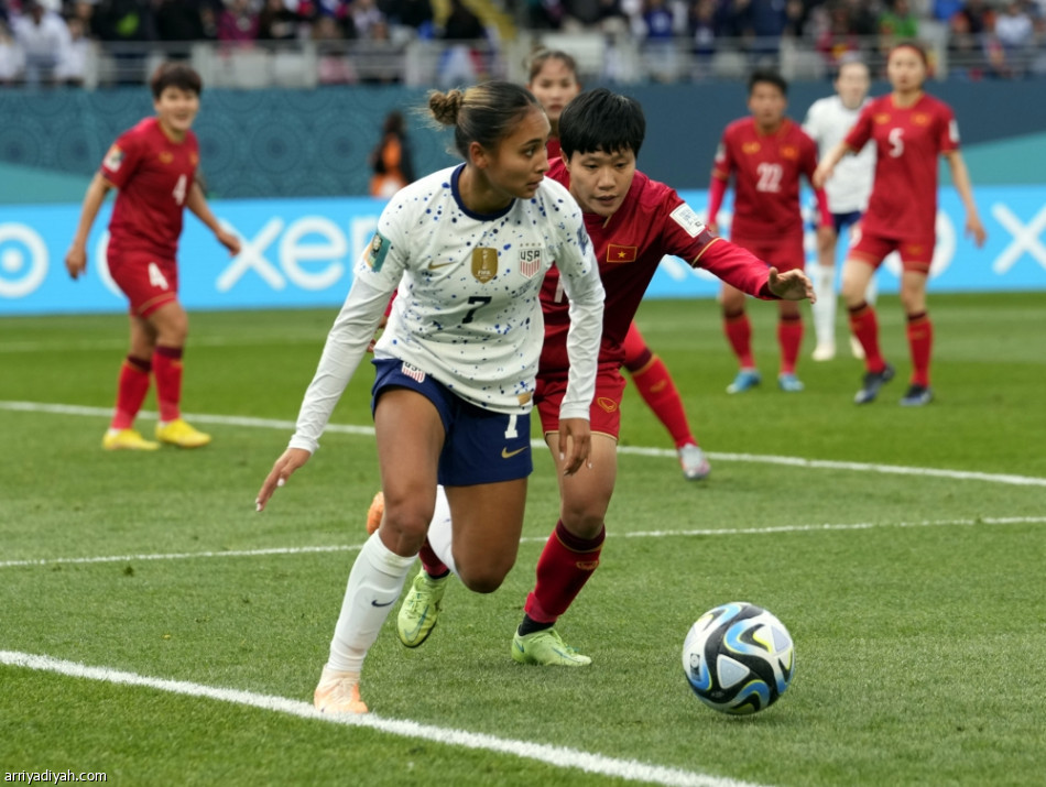 مونديال السيدات.. أمريكا تنطلق  بثلاثية فيتنام