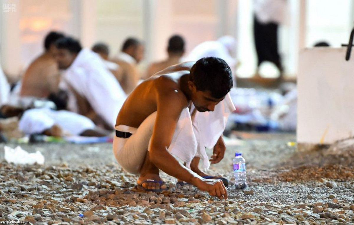 الحجاج في مزدلفة