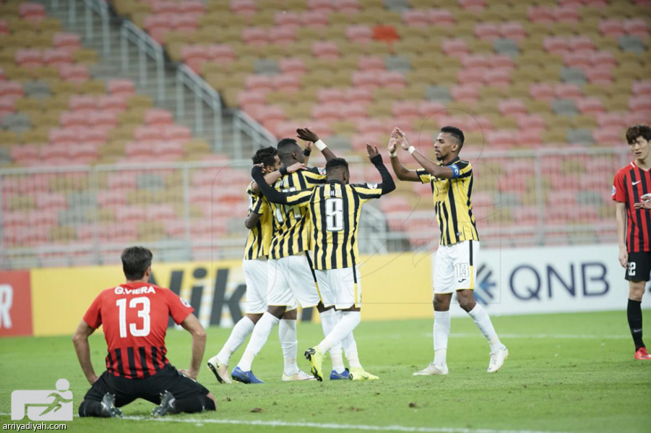 بخماسية.. الاتحاد يتلاعب بالقطريين
