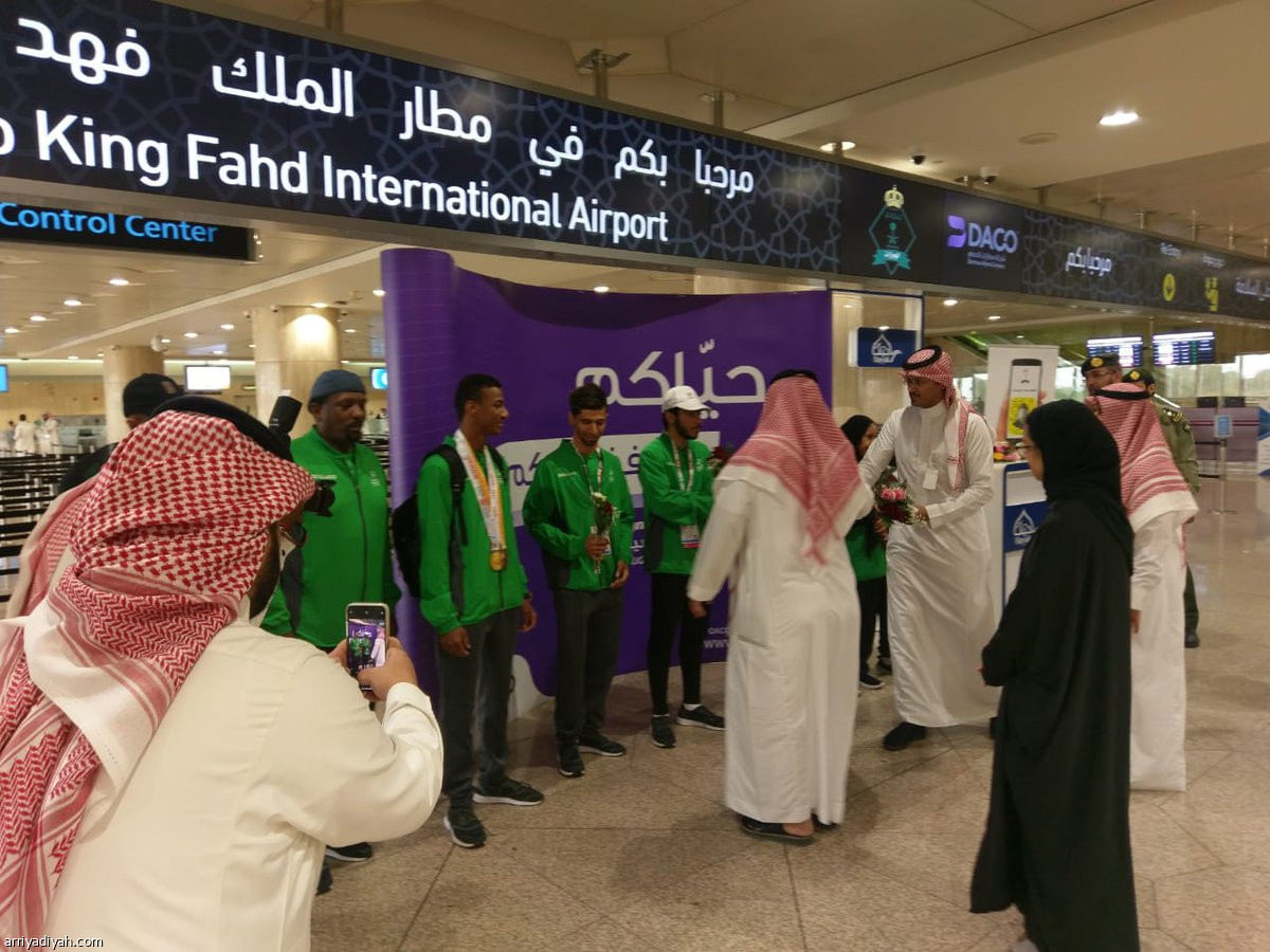 استقبال الأبطال