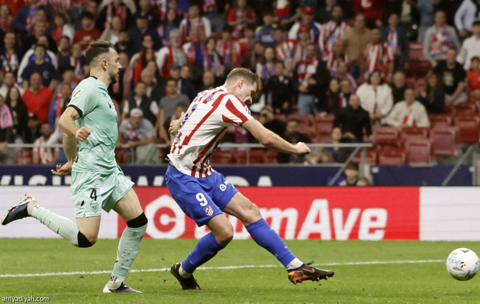 أتلتيكو يجدّد انتصاراته بثلاثية بلباو