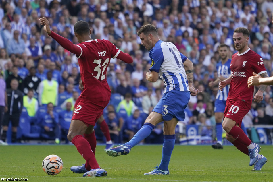 ليفربول يتعثر مجددا بالتعادل مع برايتون
