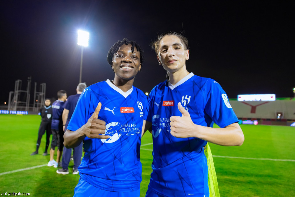 قبل موقعة النصر.. سيدات الهلال يستعرضن برباعية