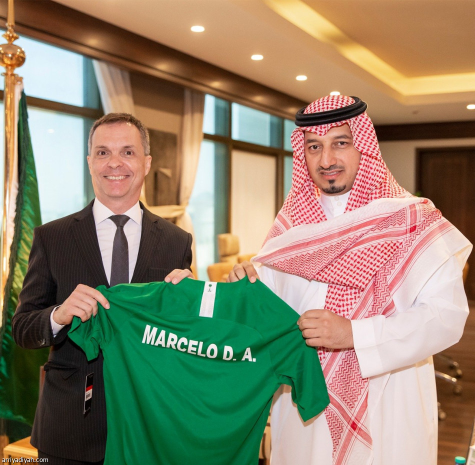 مساعد رئيس هيئة الرياضة يستقبل سفير البرازيل