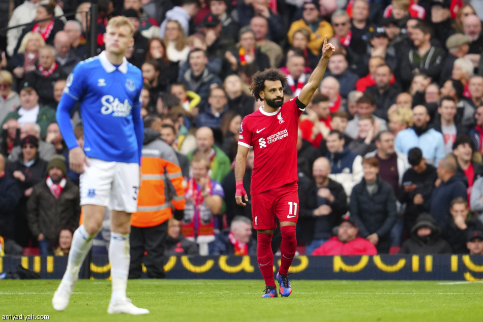 صلاح يهدي ليفربول نقاط ديربي الميرسيسايد