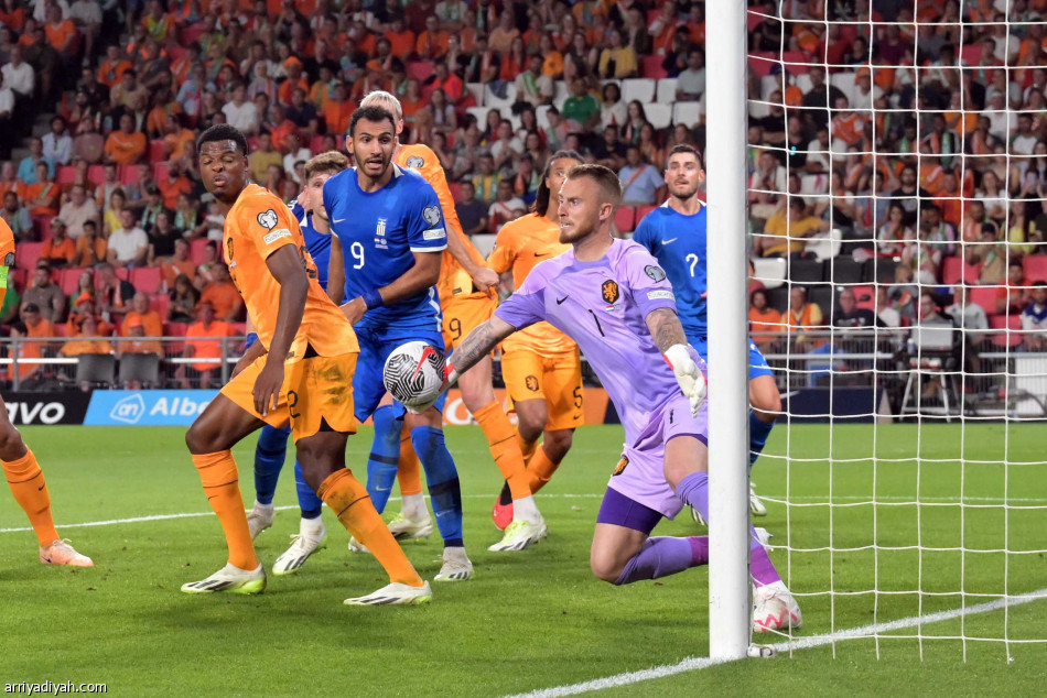 تصفيات أوروبا.. هولندا تعبر اليونان بثلاثية