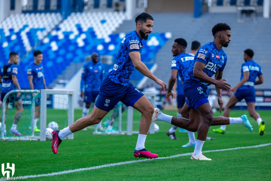 الهلال يختتم تحضيرات موقعة الاتحاد