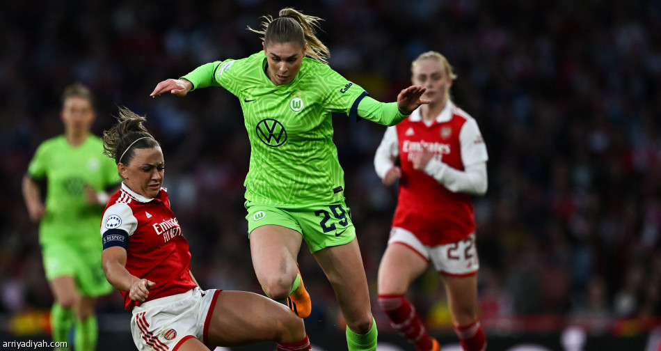 سيدات فولفسبورج يلحقن ببرشلونة في نهائي الأبطال