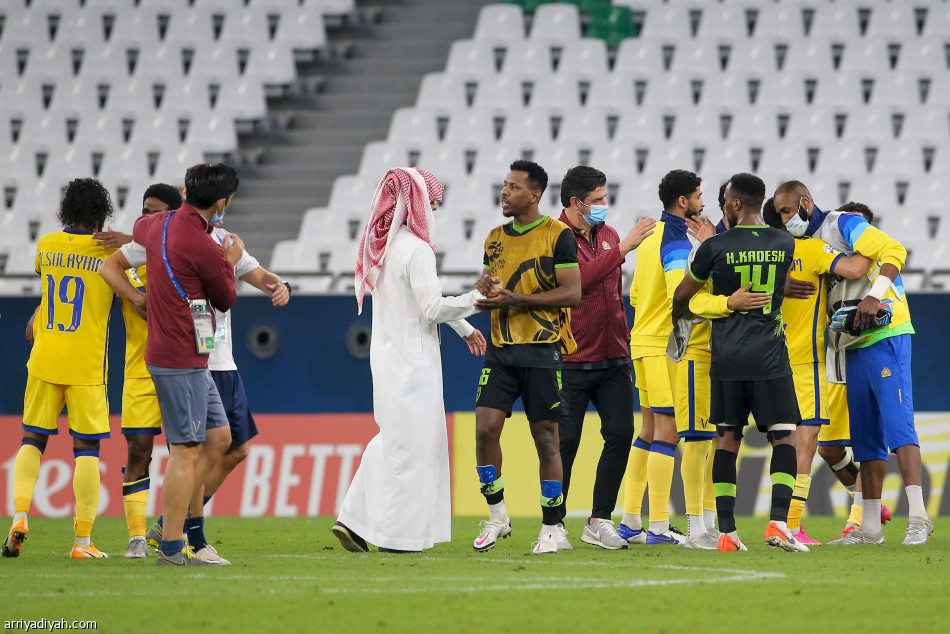 حمدالله يقود النصر إلى ربع النهائي
