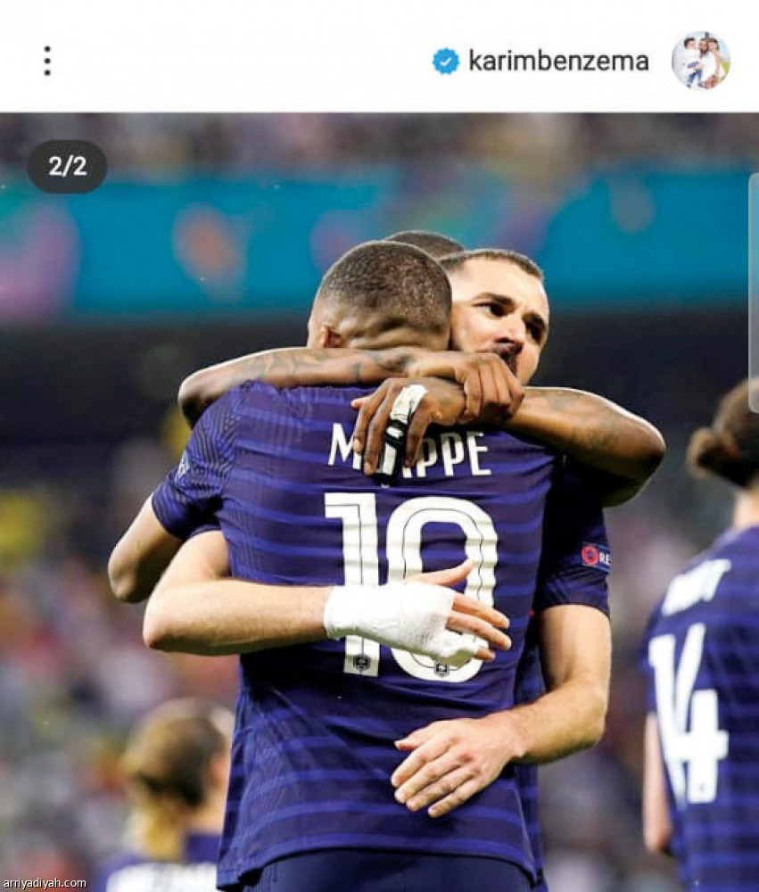 مبابي 
يتصدر المنصات بالحزن والحسرة