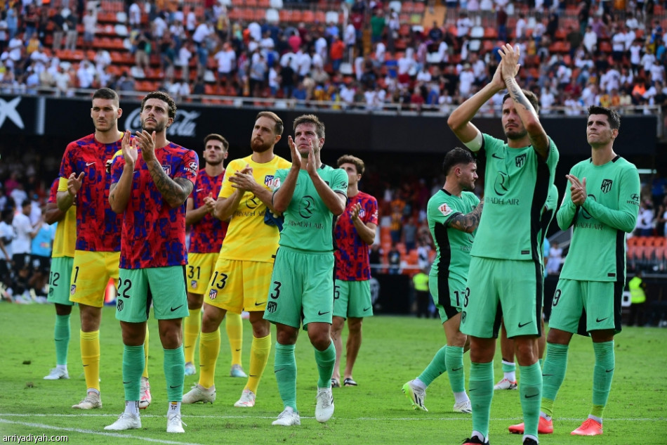 فالنسيا يقسو على أتلتيكو بثلاثية