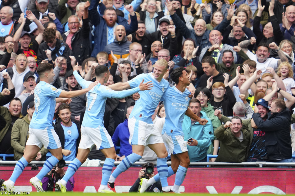 مانشستر سيتي يعزز صدارته بثنائية نوتنجهام