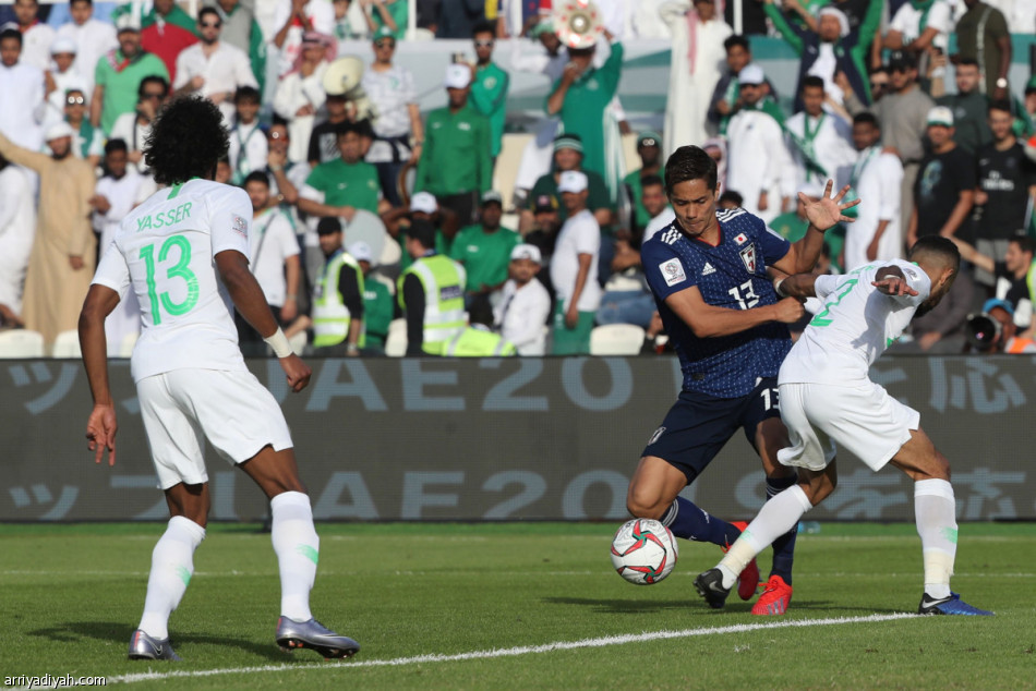 الأخضر يخسر من اليابان ويودع آسيا