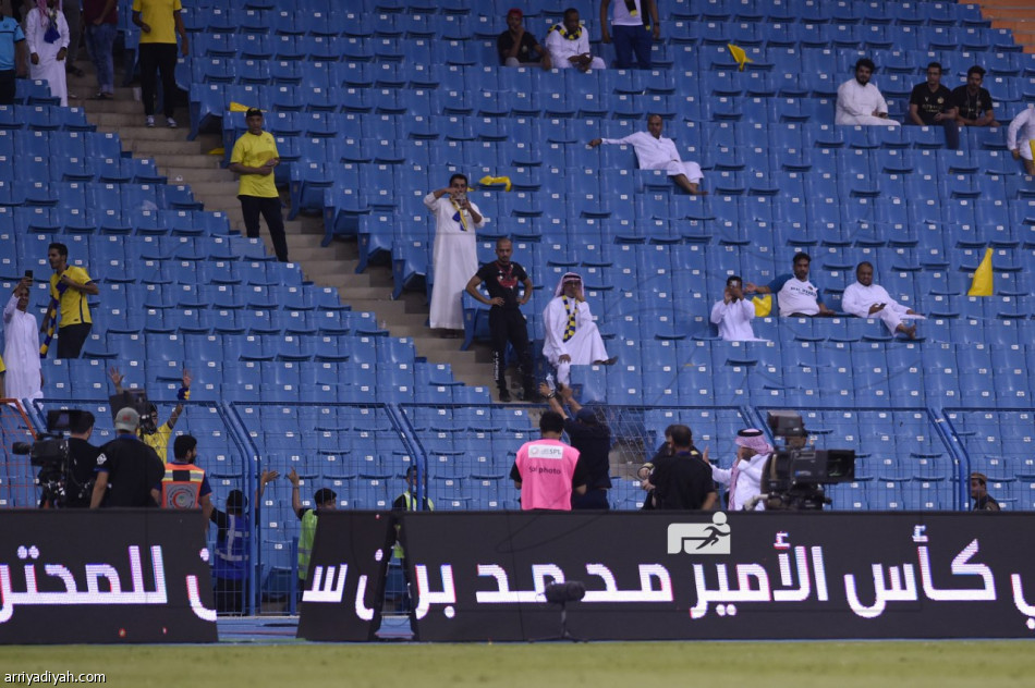 مناوشات بين جماهير النصر والبلطان