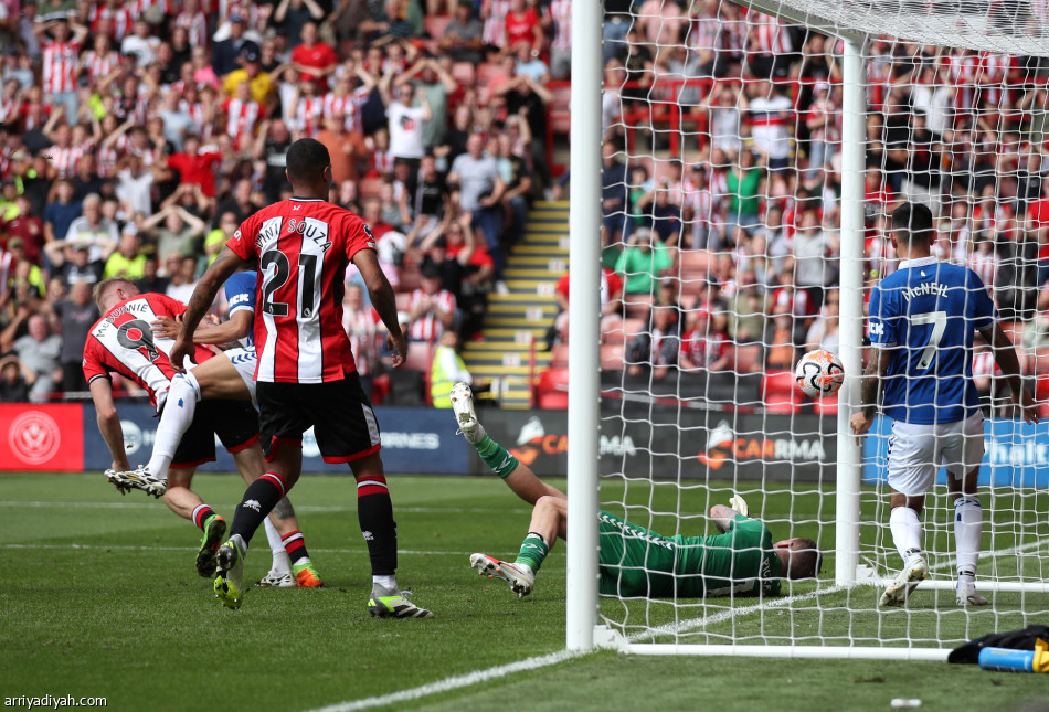 تعادل يوقف خسائر إيفرتون وشيفيلد