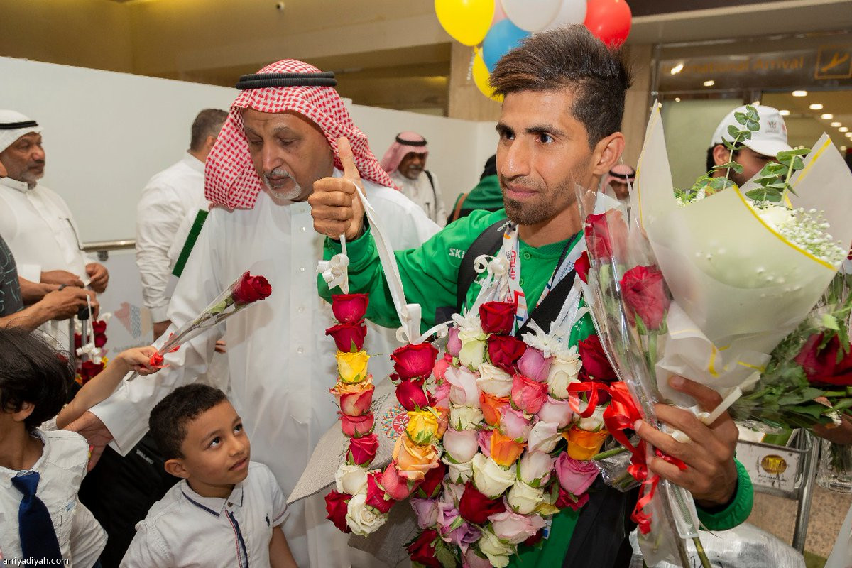 استقبال الأبطال