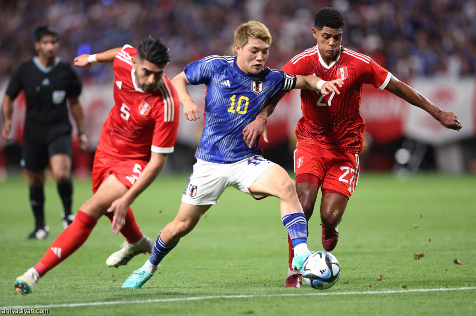 اليابان تقسو على  بيرو برباعية