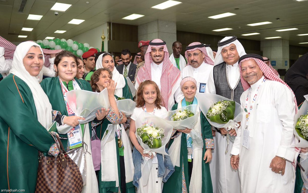 استقبال الأبطال