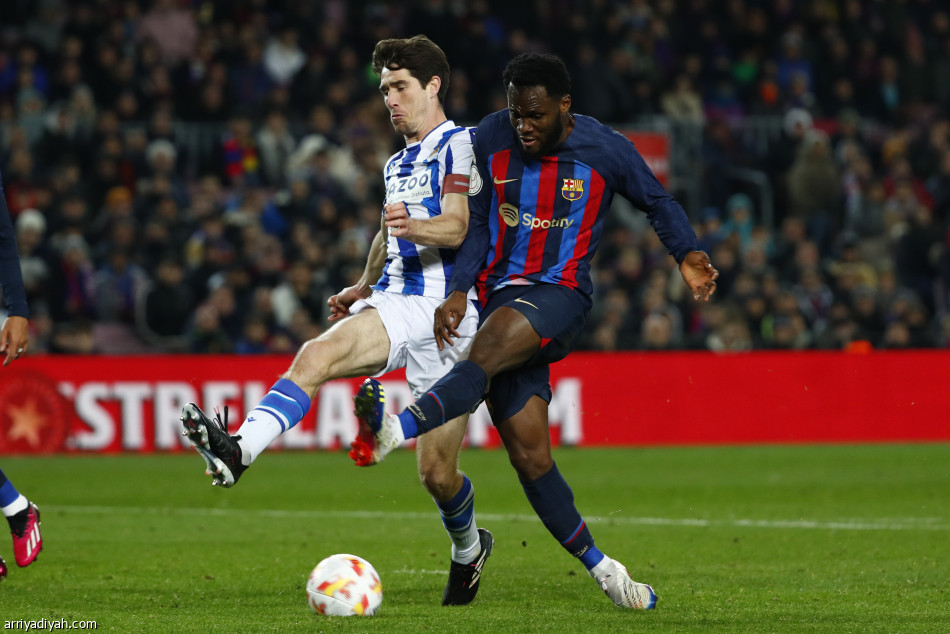 برشلونة يبلغ نصف نهائي كأس الملك