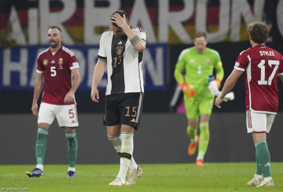 دوري الأمم.. المجر تصعق ألمانيا.. وإنجلترا تهبط