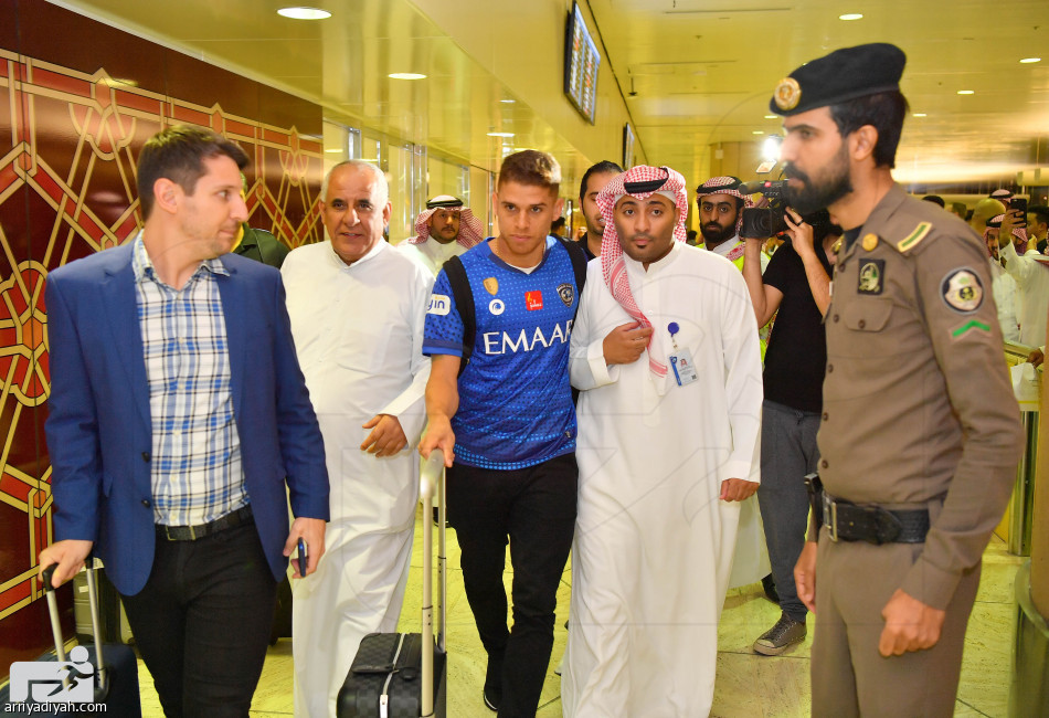 الكولومبي كويلار يصل الرياض وسط استقبال جماهيري