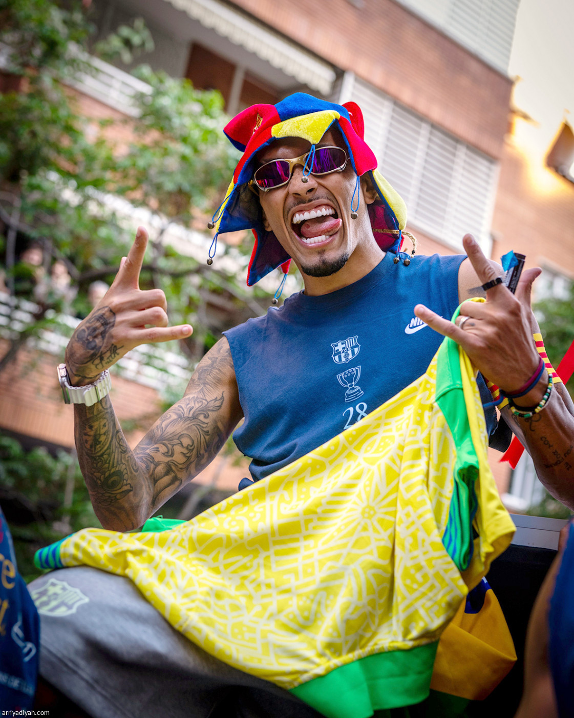 برشلونة يحتفل